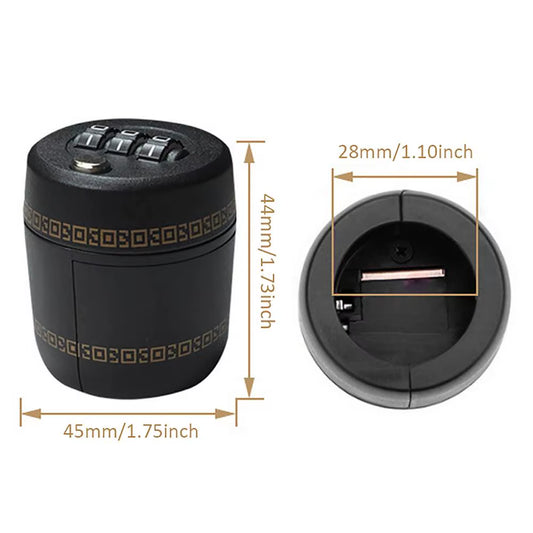 Combination Lock for Wine Bottles - Secure Password Code Stopper for Liquor Bottles (26mm to 28mm)