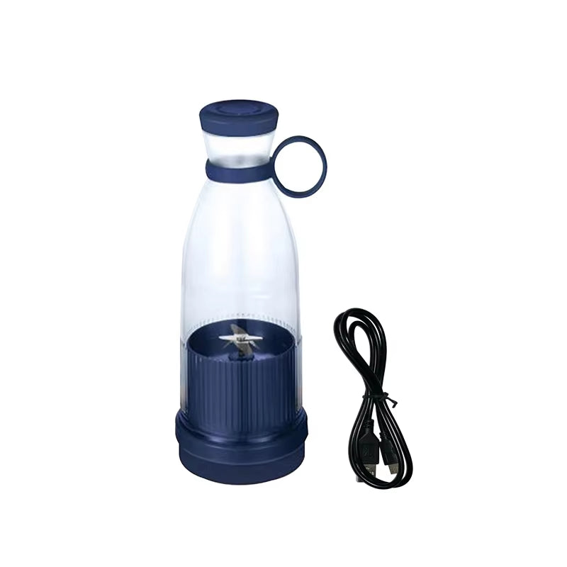 Portable Electric Blender Bottle - Rechargeable Smoothie Maker & Fruit Juice Extractor, Mini Juicer for Fresh Blends on the Go