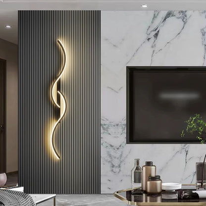 Modern LED Wall Lamp – Minimalist Long Strip Sconce for Bedroom & Living Room Lighting